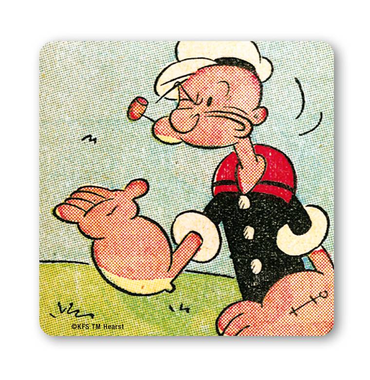 Logoshirt Popeye der Seemann - Untersetzer Auslauf