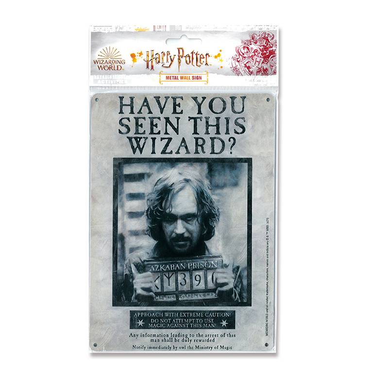 Logoshirt Harry Potter - Sirius Black - Have You Seen This Wizard - Blechschild A5 Riesige Ersparnisse