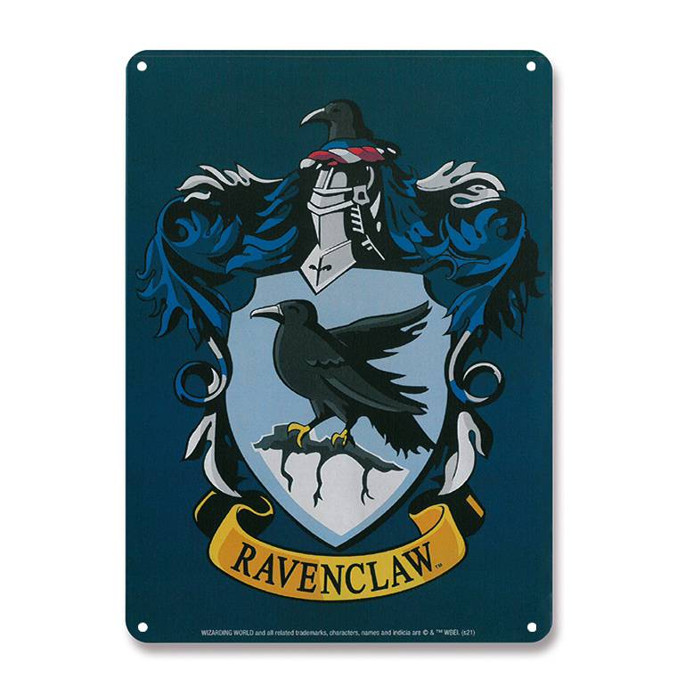 Logoshirt Harry Potter - Ravenclaw Logo - Rabe - Blechschild A5 Letzte 2 Tage