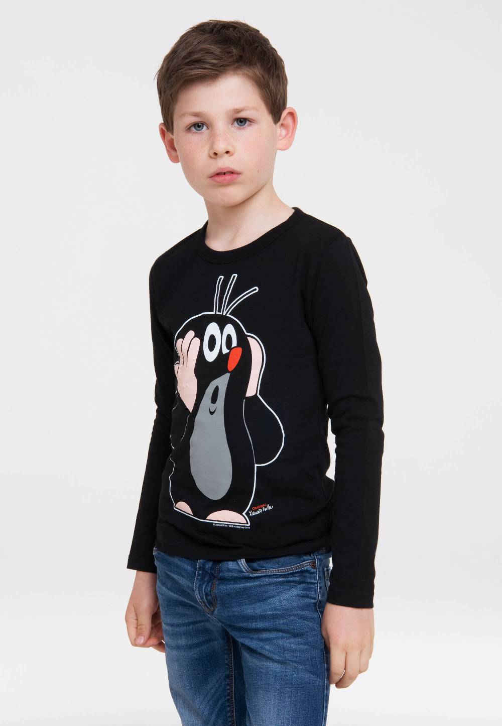 Logoshirt Der kleine Maulwurf - Oh Oh! - Langarmshirt - Print - Kinder Fabrikladen