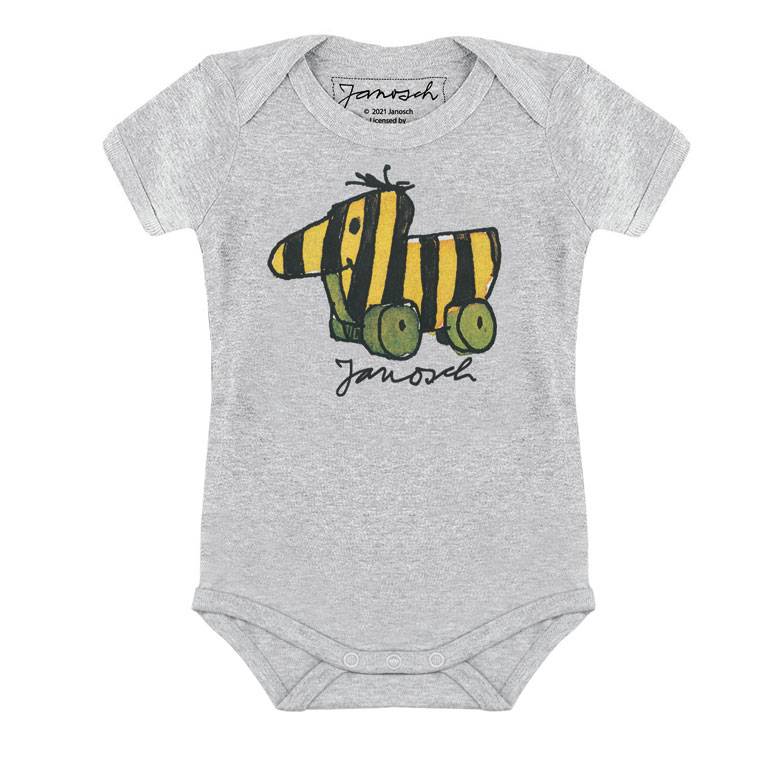 Logoshirt Janosch - Tigerente - Baby Body - Strampler Fabrikpreis