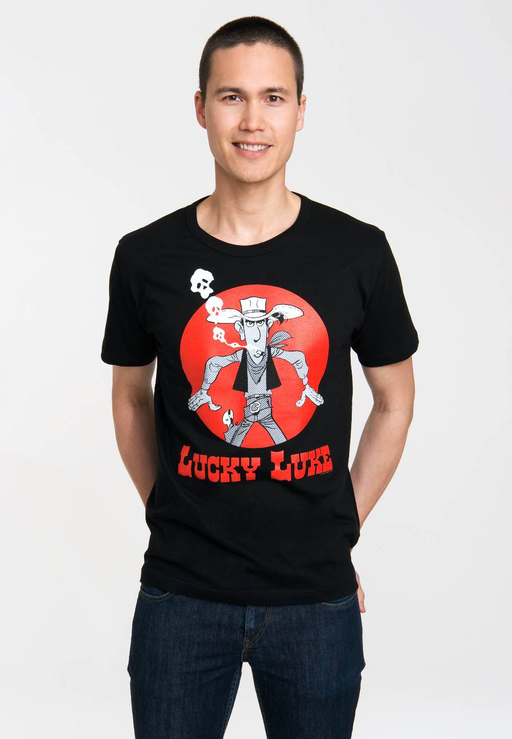 Logoshirt Lucky Luke - Daisy Town - T-Shirt Print - Herren Black Friday