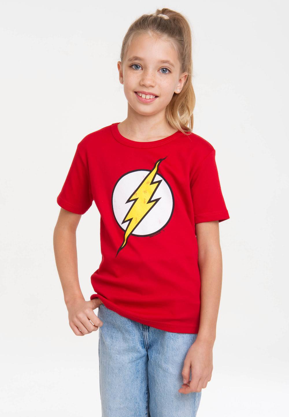 Logoshirt Flash - Logo - DC Comics - T-Shirt Print - Kinder Lagerräumung