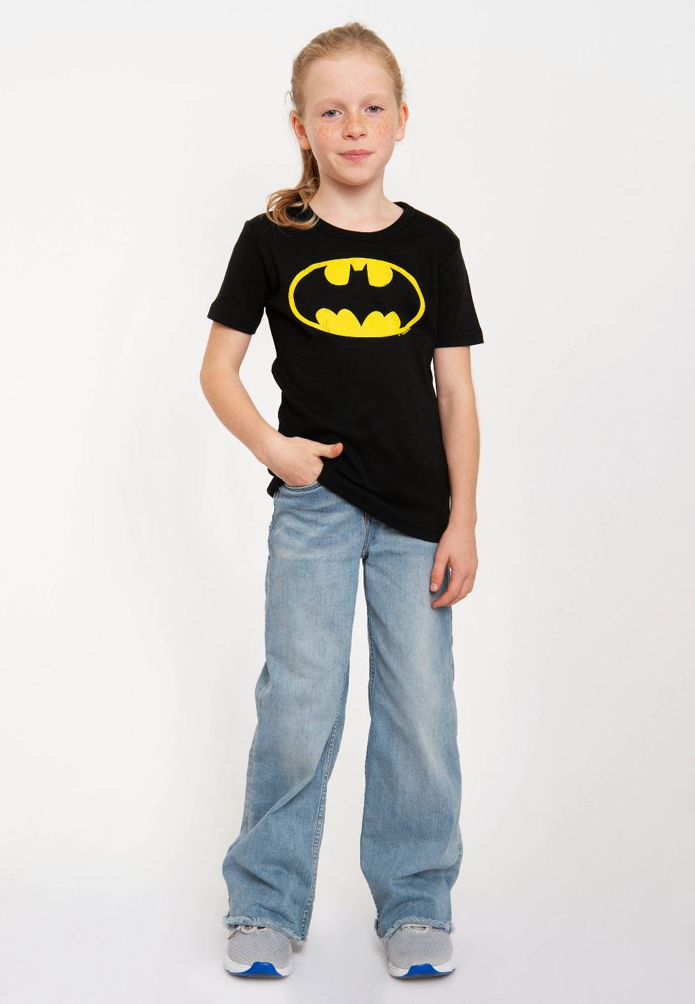 Logoshirt Batman - Logo - DC Comics - T-Shirt Print - Kinder Blitzangebot