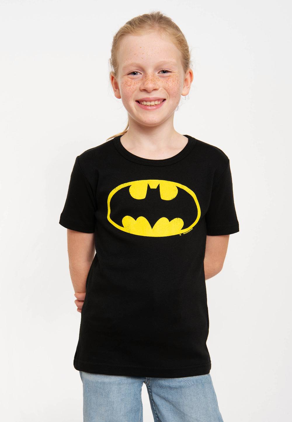 Logoshirt Batman - Logo - DC Comics - T-Shirt Print - Kinder Blitzangebot