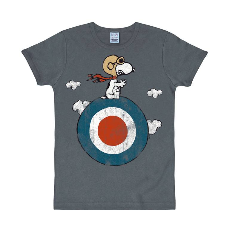 Logoshirt Peanuts - Snoopy - Pilot - Target - T-Shirt Print - Herren
