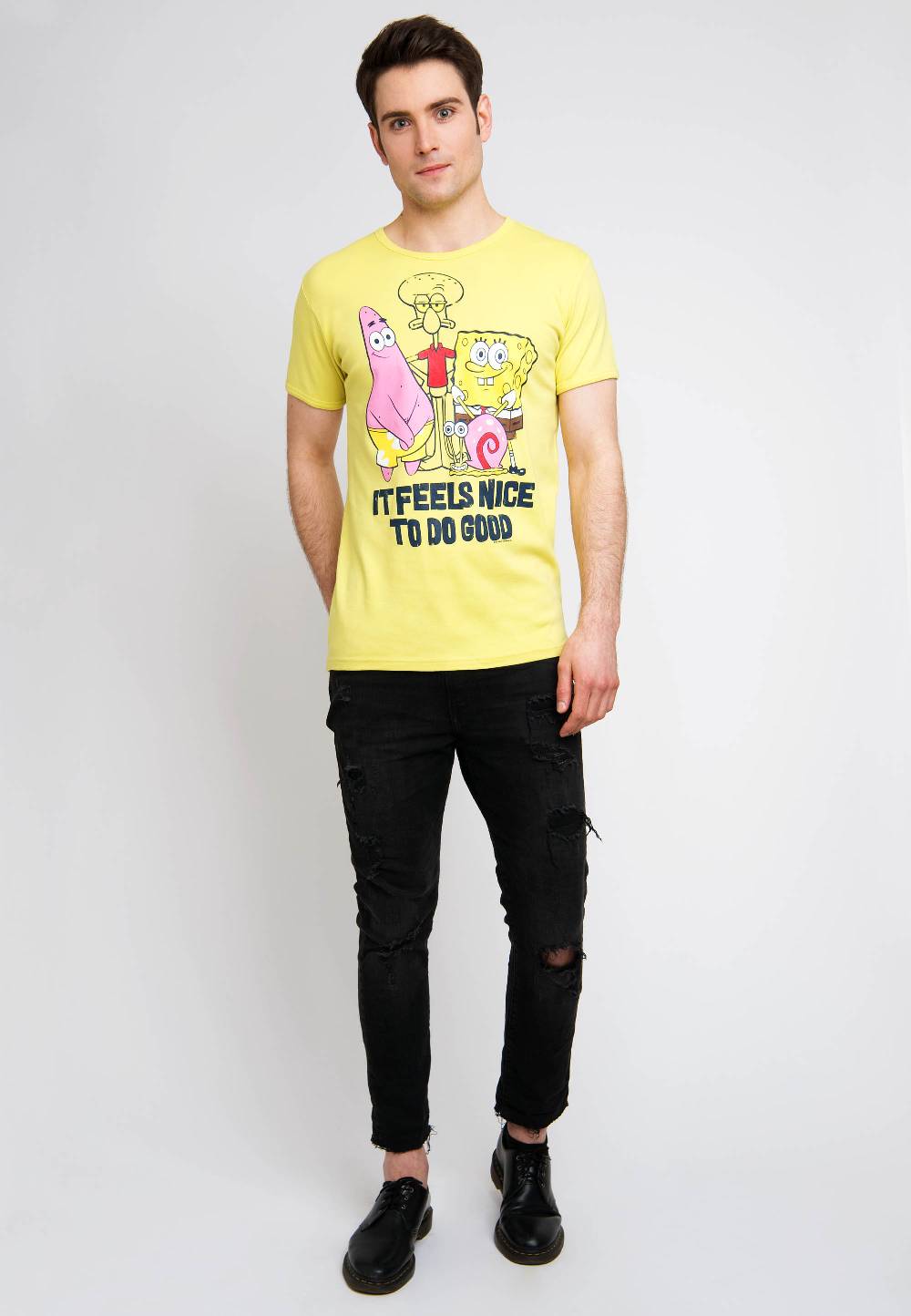 Logoshirt Spongebob - It Feels Nice - T-Shirt Print - Herren Heißer Verkauf