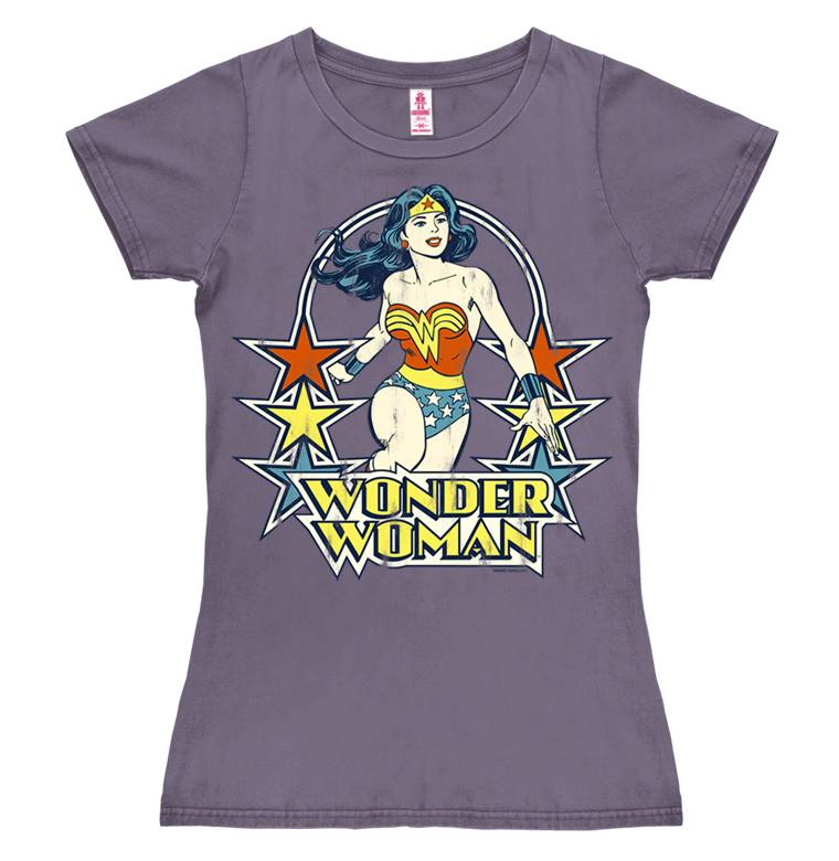Logoshirt Wonder Woman - Stars - DC Comics - T-Shirt Print - Damen Letzte 3 Tage
