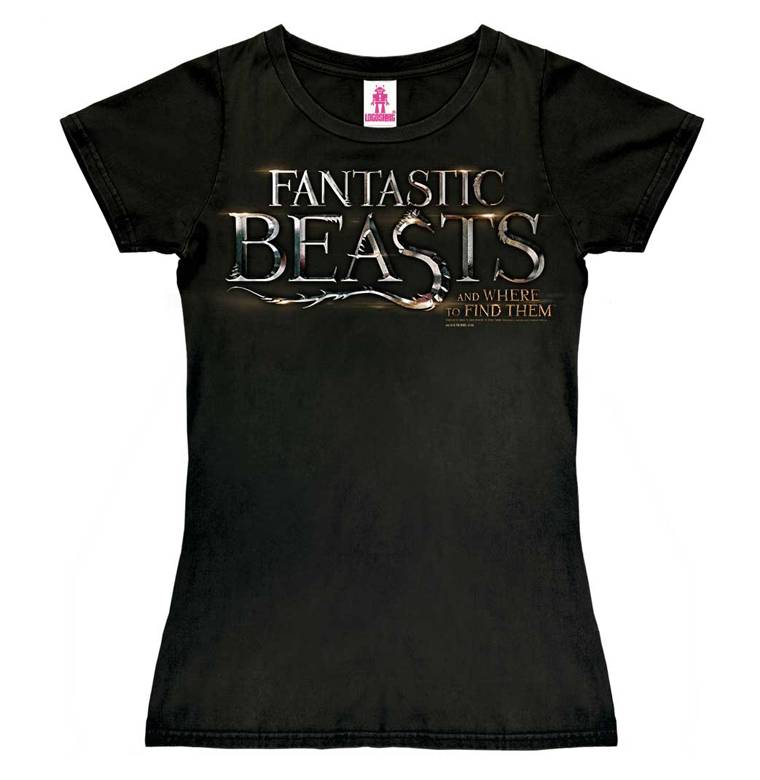 Logoshirt Phantastische Tierwesen Logo - T-Shirt Print - Damen 50% Rabatt mit kostenlosem Versand