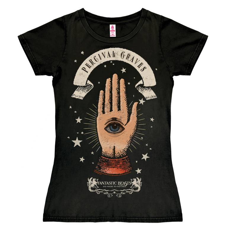 Logoshirt Phantastische Tierwesen - Percival Graves - T-Shirt Print - Damen Clearance-Verkauf