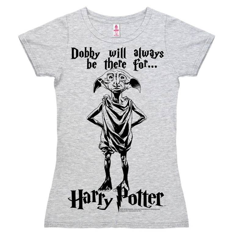 Logoshirt Harry Potter - Dobby Will Always Be There - T-Shirt Print - Damen Black Friday Preise