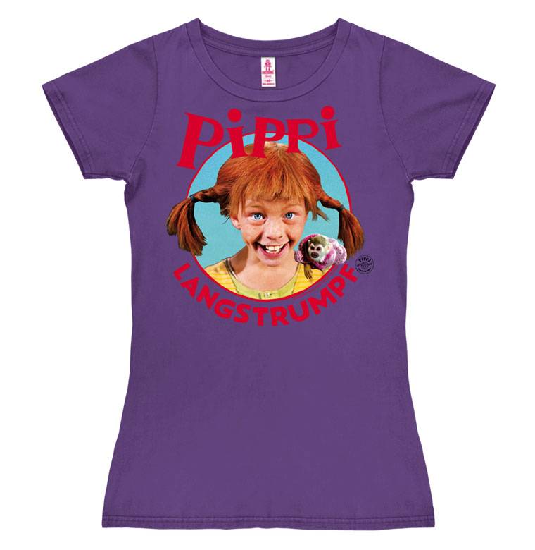 Logoshirt Pippi Langstrumpf - Portrait - T-Shirt Print - Damen Im Verkauf