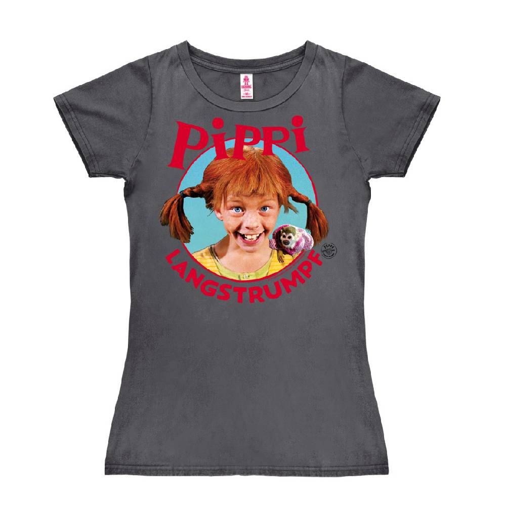 Logoshirt Pippi Langstrumpf - Portrait - T-Shirt Print - Damen Im Verkauf