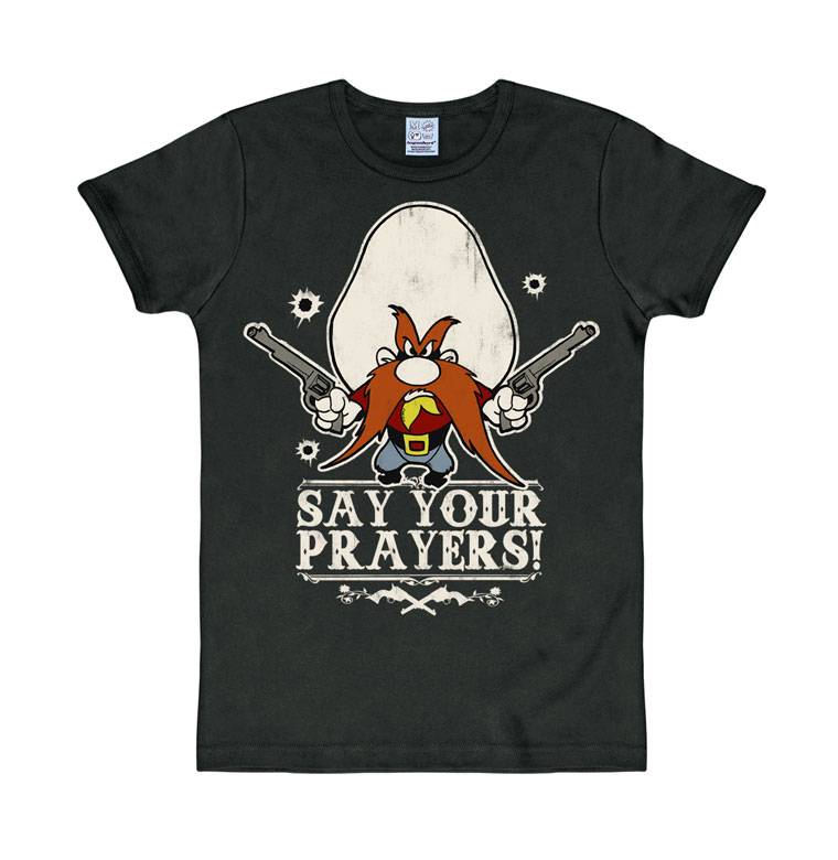 Logoshirt Looney Tunes - Yosemite Sam - Say Your Prayers - T-Shirt Print - Damen Black Friday