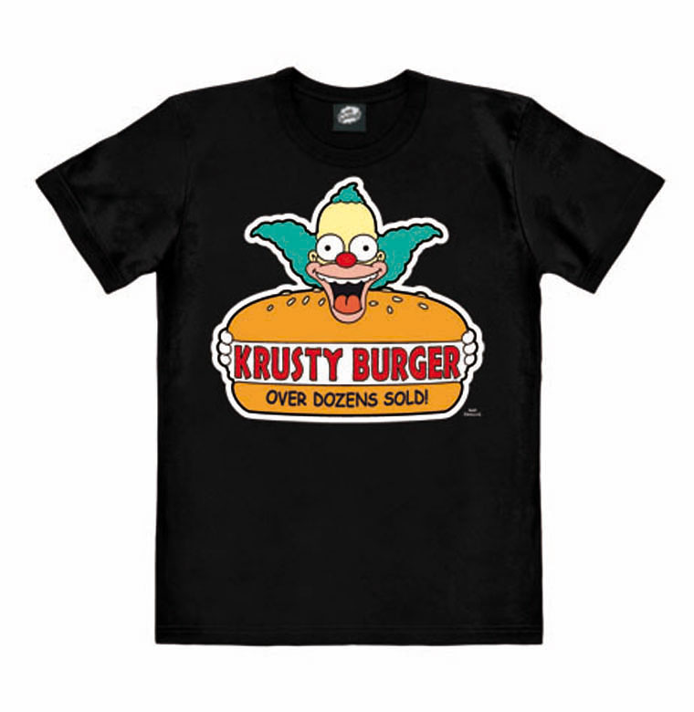 Logoshirt The Simpsons - Krusty der Clown - Krusty Burger - T-Shirt Print - Herren Cyber Monday