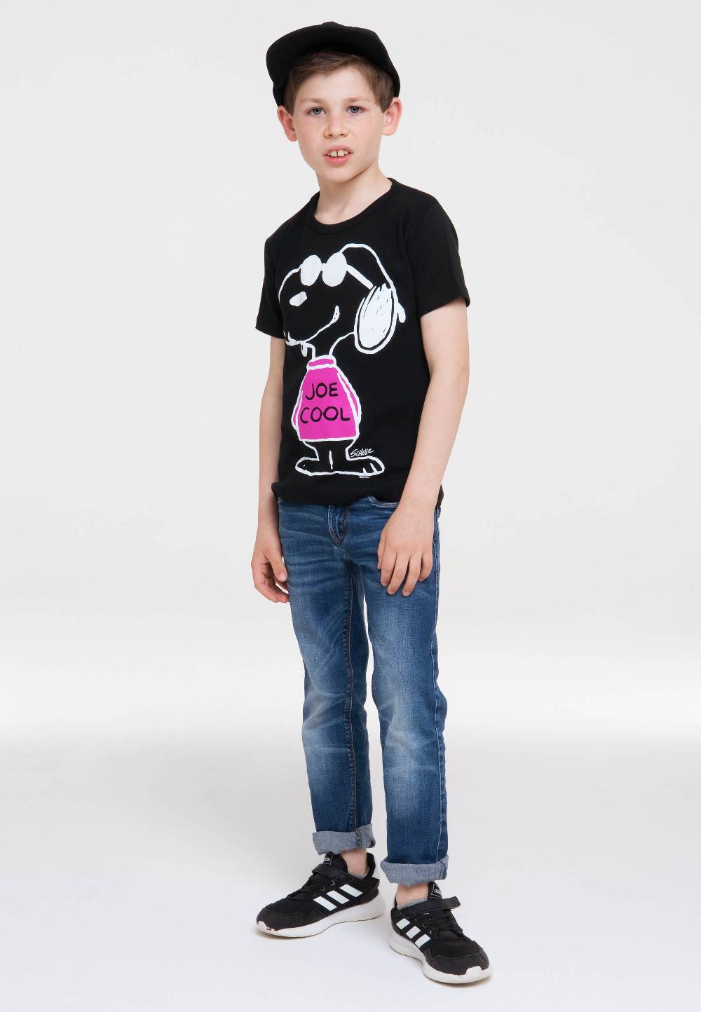 Logoshirt Peanuts - Snoopy - Joe Cool Pink - T-Shirt Print - Kinder Jubiläumsangebot