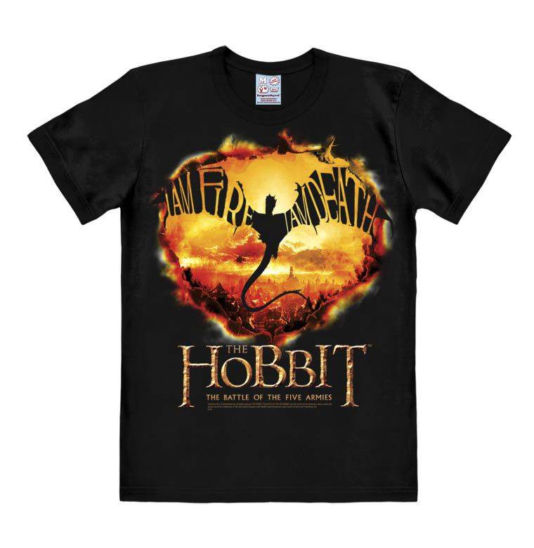 Logoshirt The Hobbit - I Am Fire I Am Death - Smaug - T-Shirt Print - Herren Online Outlet