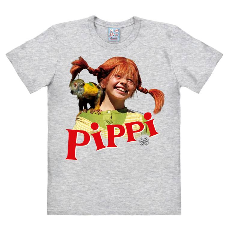 Logoshirt Pippi Langstrumpf & Herr Nilsson - T-Shirt Print - Herren