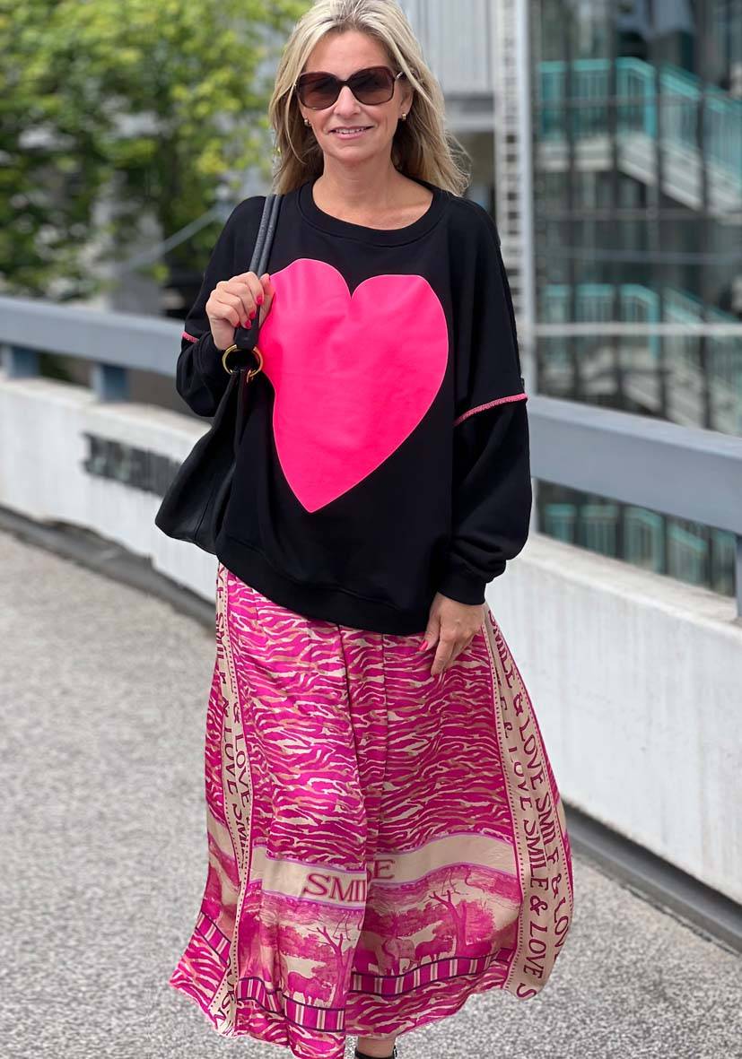 Miss Goodlife Maxirock Pink Zebra Blitzangebot