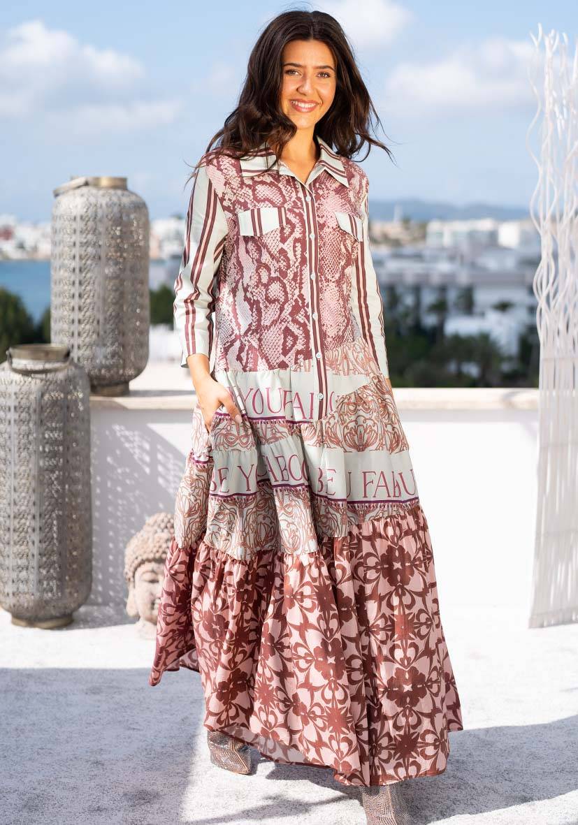 Miss Goodlife Dress Snake Kostenlose Rückgabe