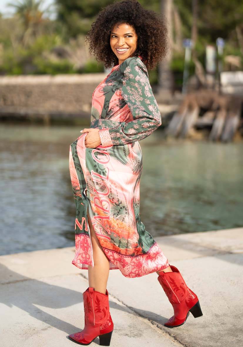 Miss Goodlife Dress Hollywood Love Midi Letzte 3 Tage