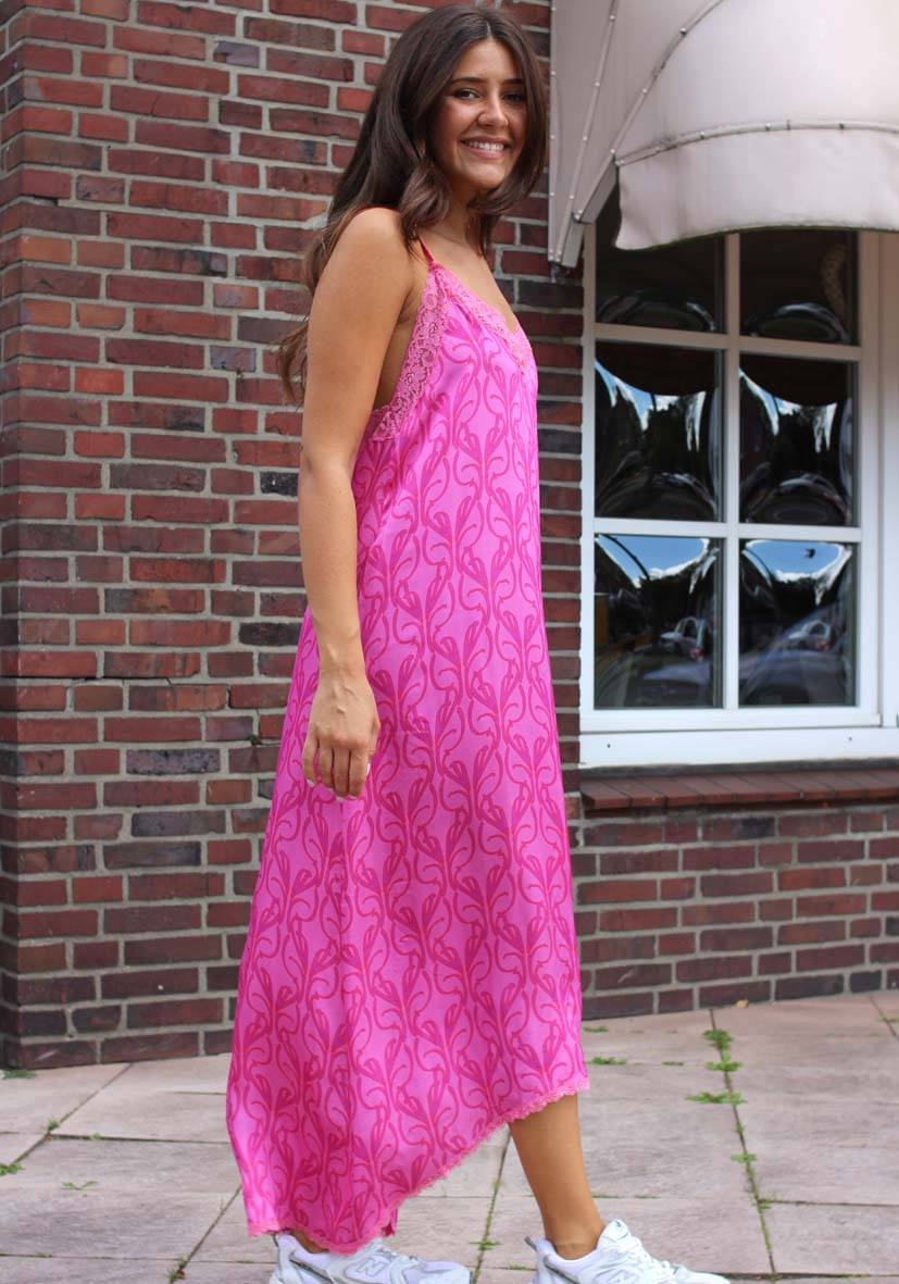 Miss Goodlife Dress Lace Pink Vierteljährliche Förderung