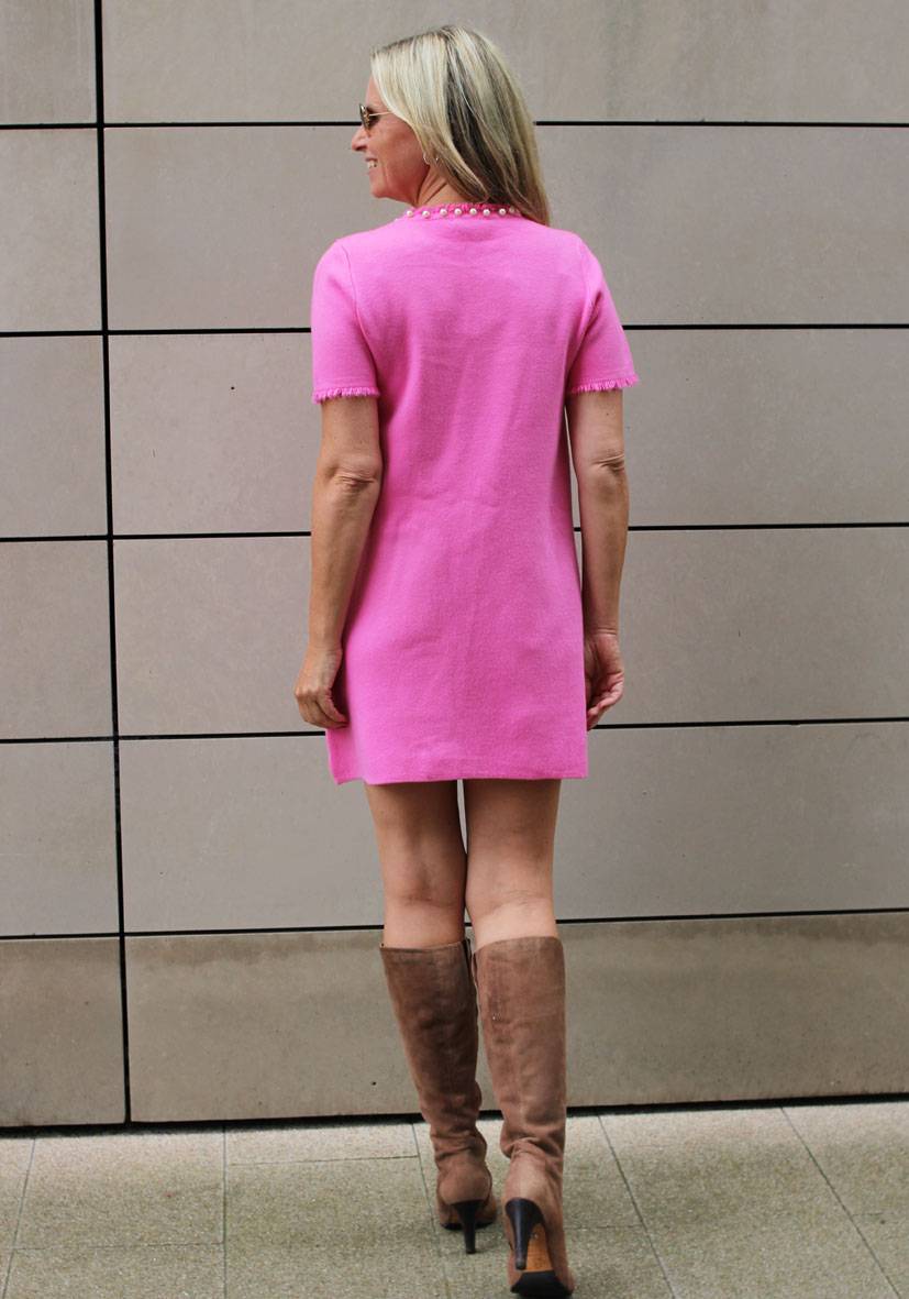 Miss Goodlife Dress Knitted short – pink Exklusivangebot