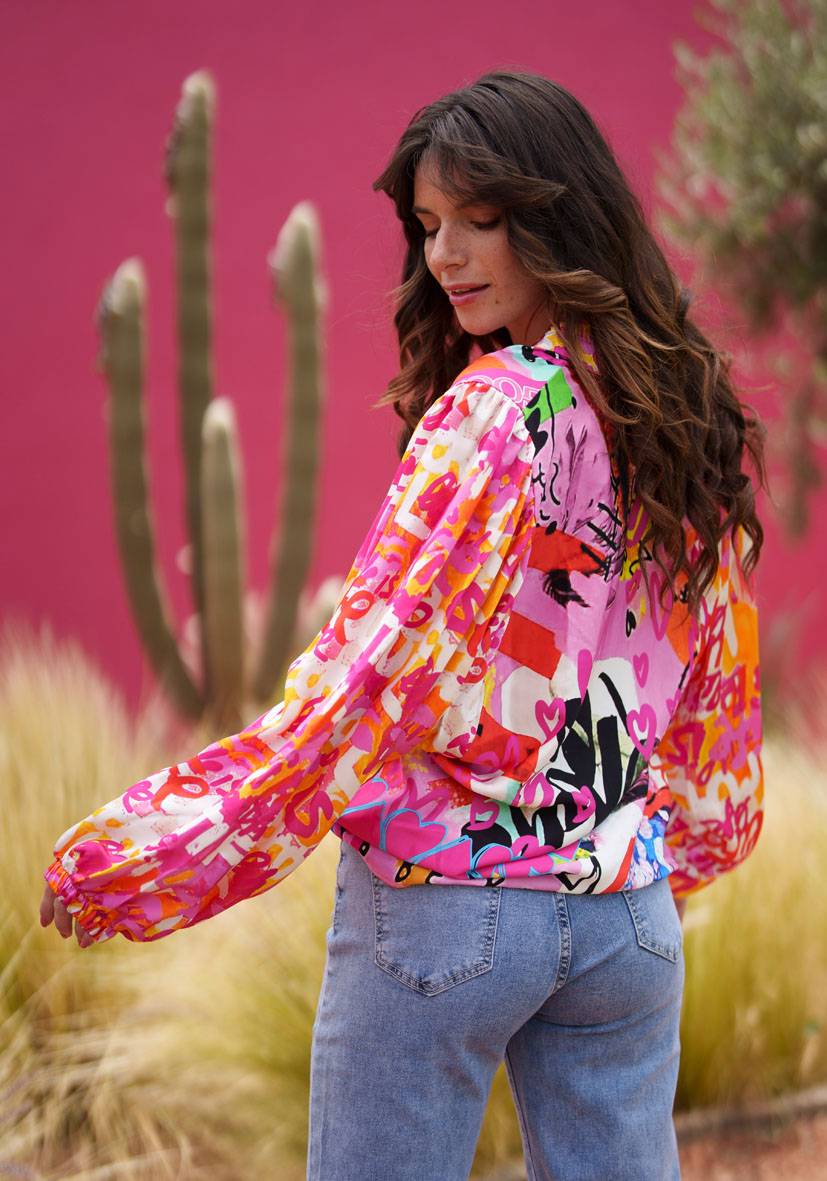 Miss Goodlife Bluse Love Rules Bis zu 60% Rabatt