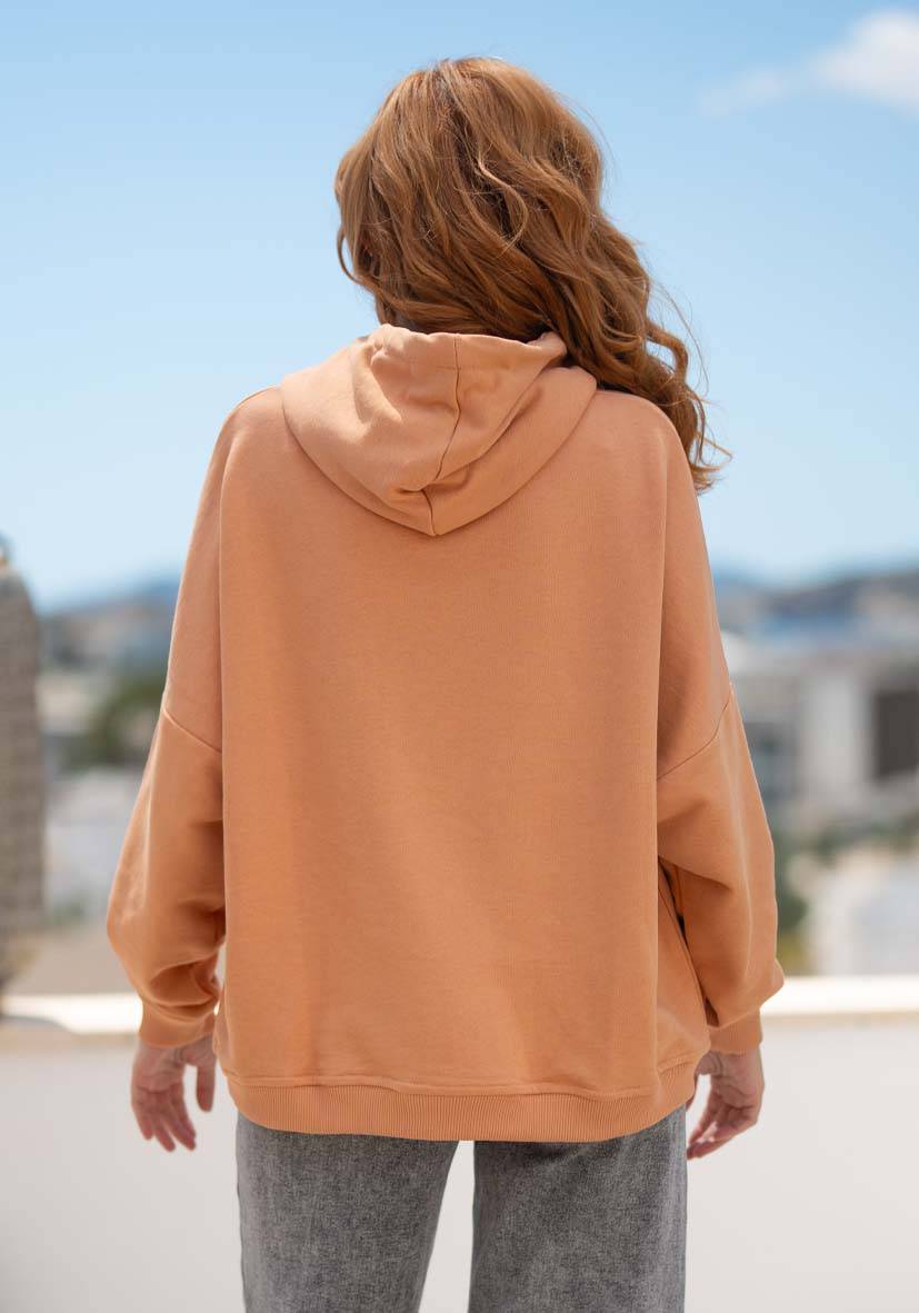 Miss Goodlife Hoodie Choose Happy Strass – puder Nur noch ein Tag übrig