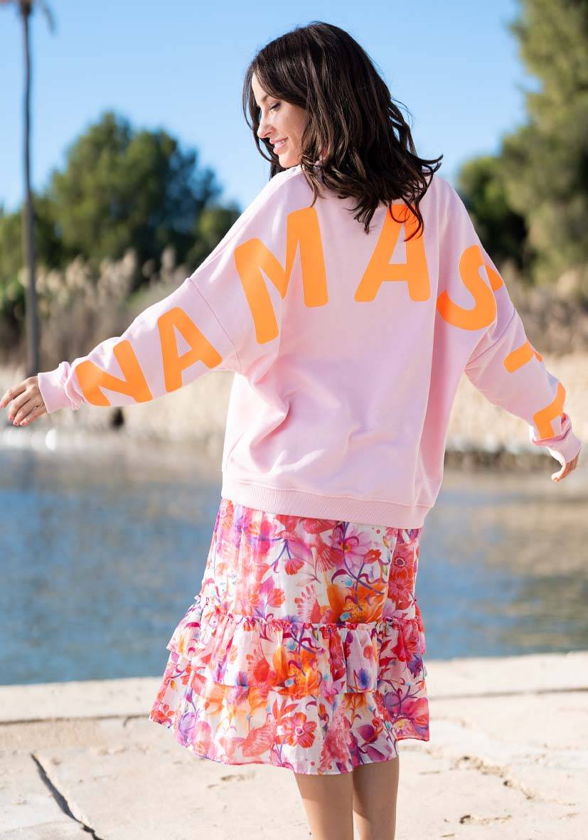 Miss Goodlife Roundneck Double Namasté – rose Begrenzt auf 3 Tage