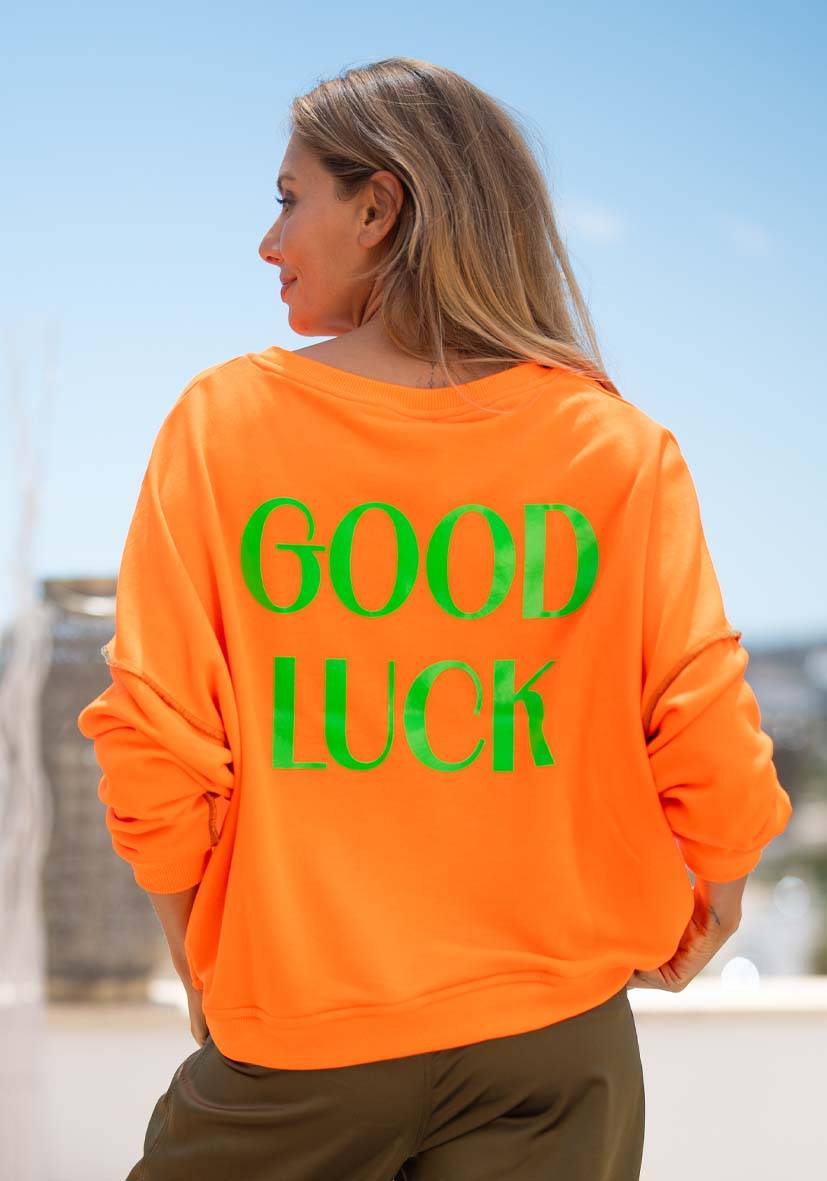 Miss Goodlife Roundneck Good Karma Good Luck – neonorange 2025