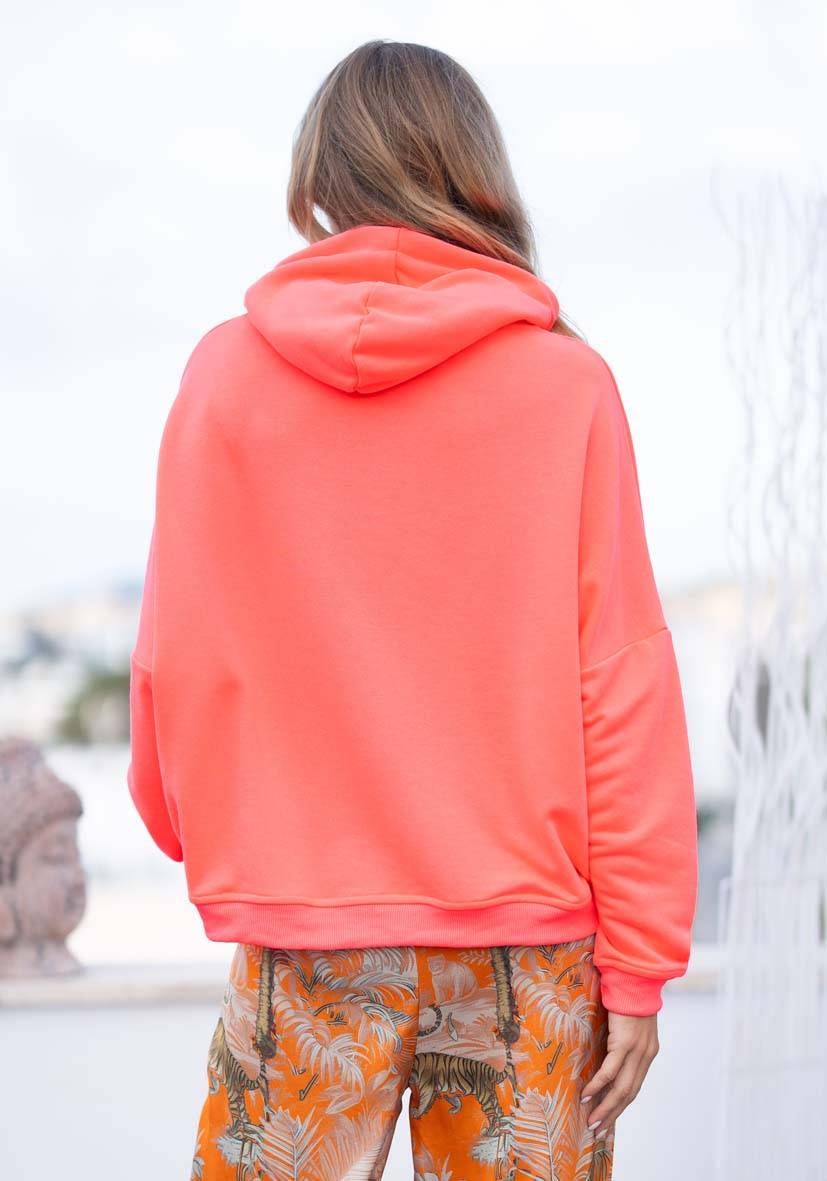 Miss Goodlife Hoodie True Love – neonpink Vatertagsangebot