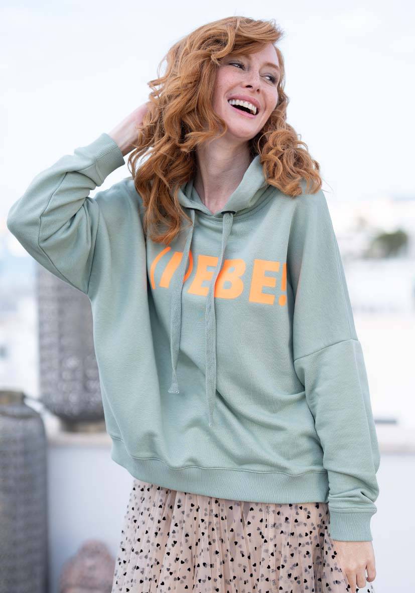 Miss Goodlife Hoodie Tricot L(i)ebe – almond Neueste Stile