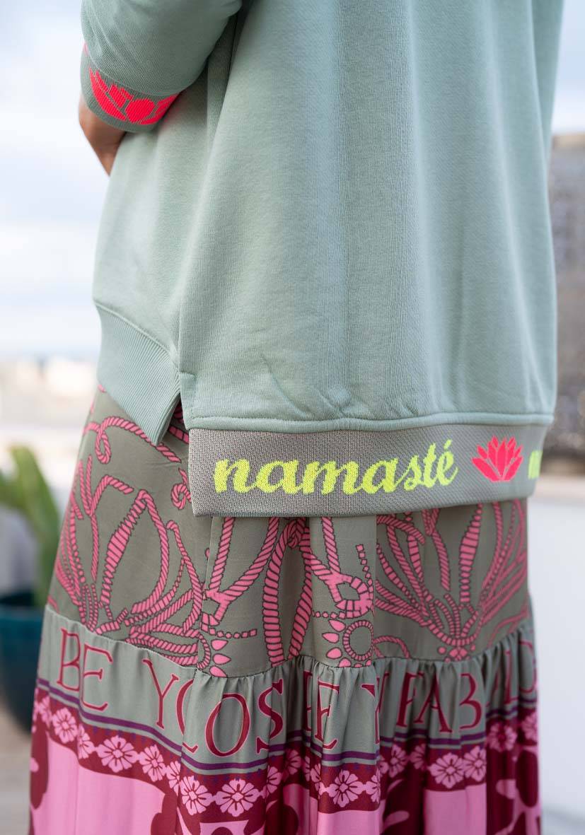 Miss Goodlife V-Neck Namasté – almond Sonderangebot der Fabrik