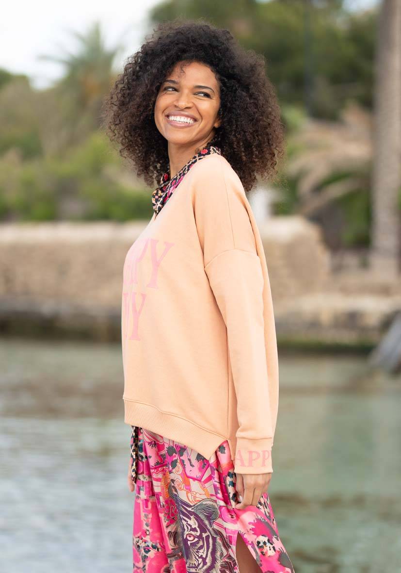 Miss Goodlife V-Neck Happy Day – puder Discount Store für neue Produkte