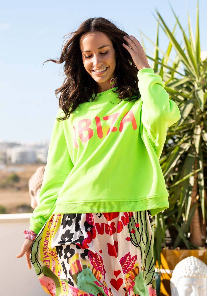 Miss Goodlife Roundneck Ibiza – neongreen Weihnachtsangebot