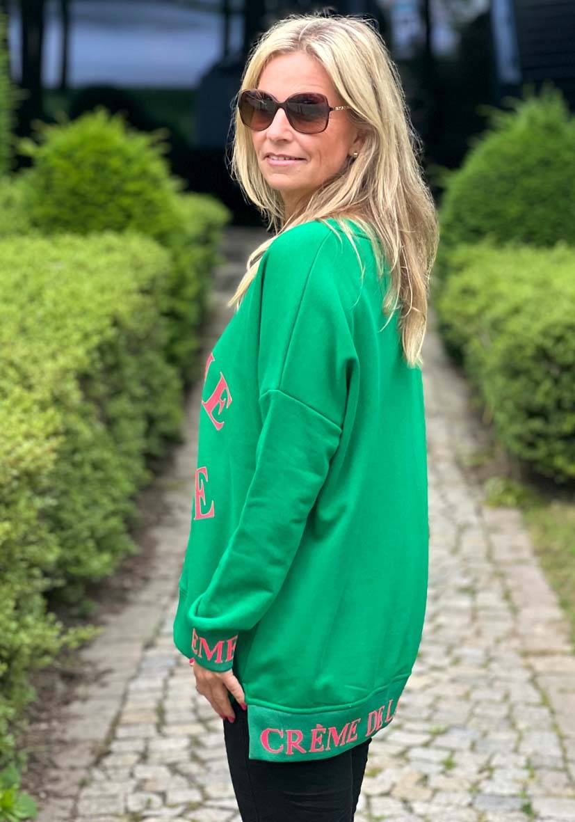 Miss Goodlife V-Neck Cème de la Crème Glitter – green Osterangebot