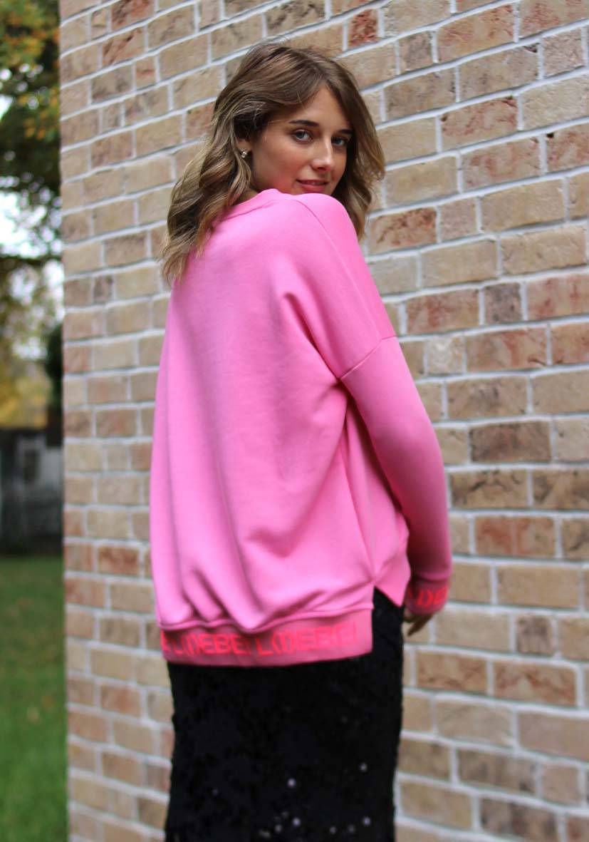 Miss Goodlife V-Neck L(i)ebe – rose/neonpink Neueste Stile