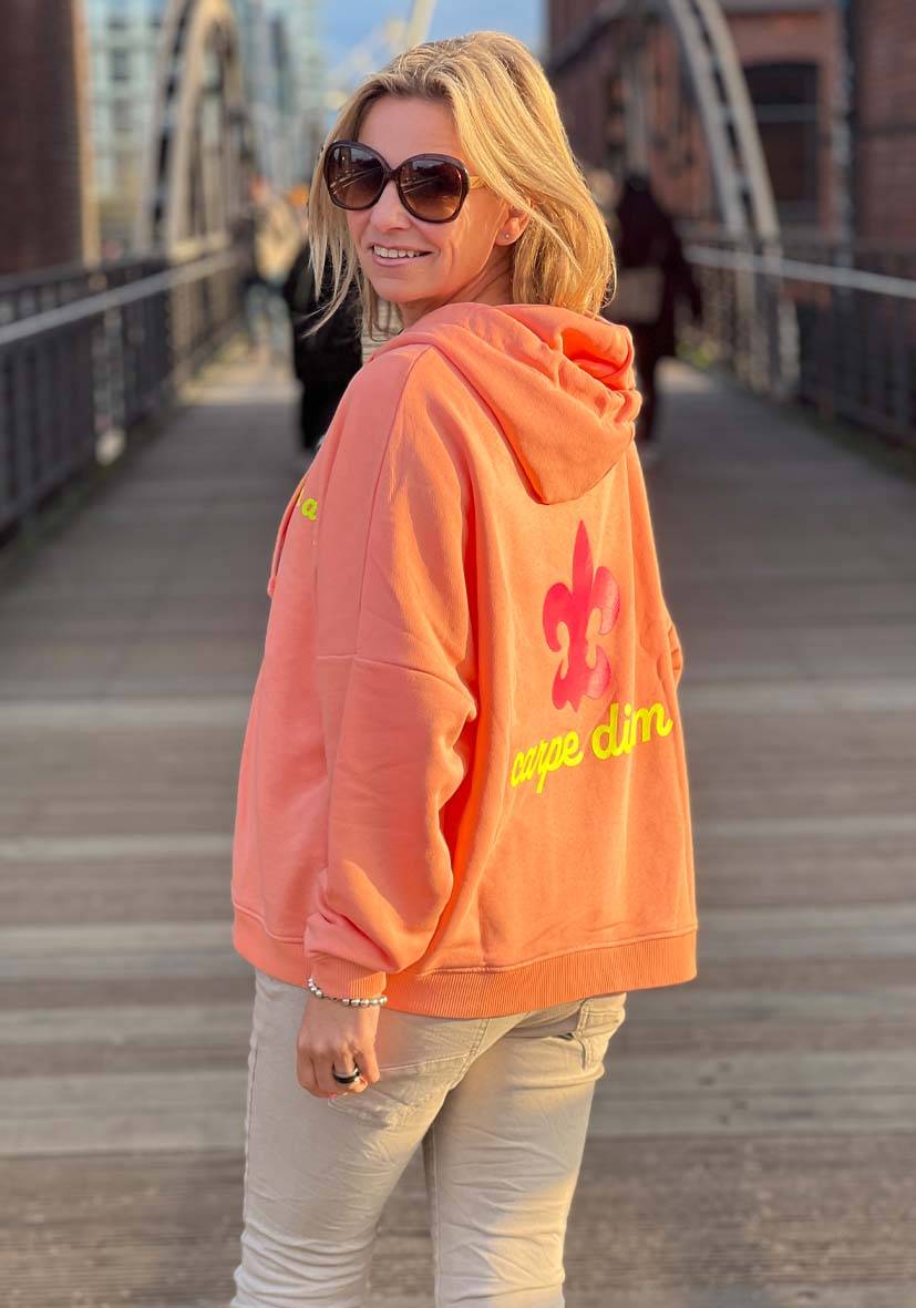 Miss Goodlife Hoodie Sweatjacke – coral Super Rabatt