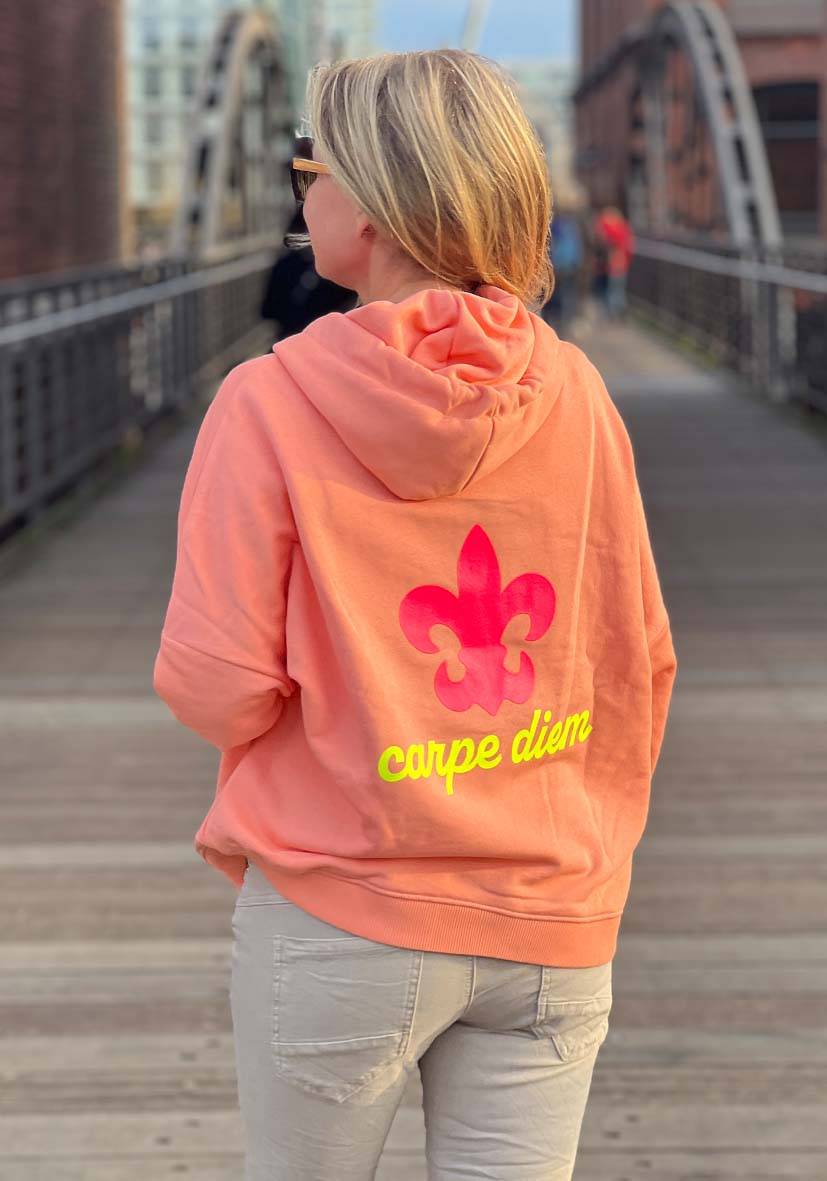 Miss Goodlife Hoodie Sweatjacke – coral Super Rabatt