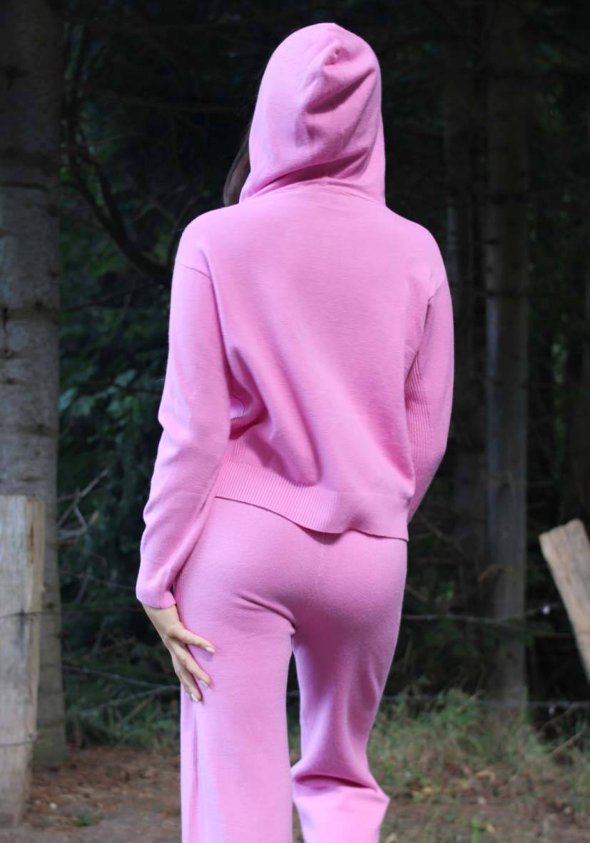Miss Goodlife Cardigan Knitted Zipper – pink Günstiger Verkauf