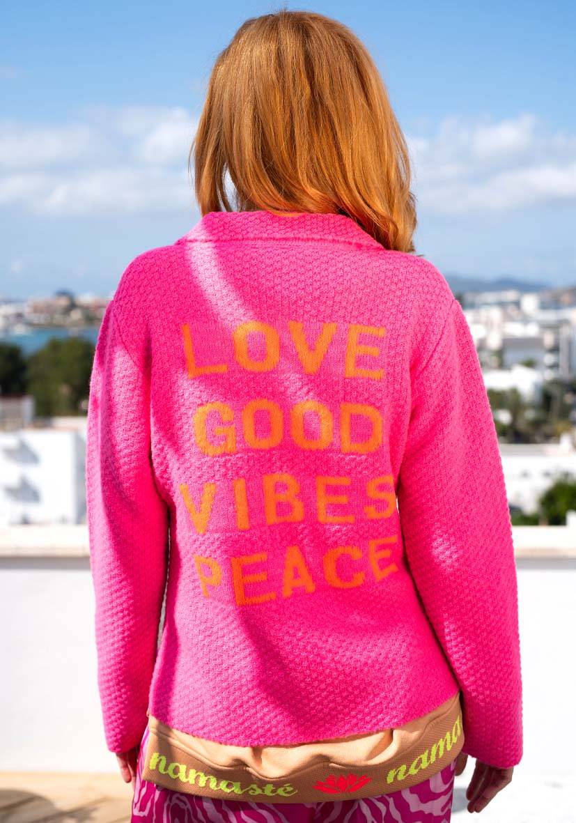 Miss Goodlife Blazer LOVE – pink Meist gekauft