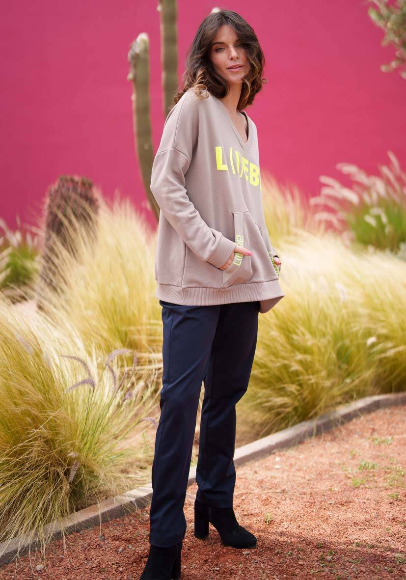 Miss Goodlife Pants Uni – darkblue Bis zu 60% Rabatt