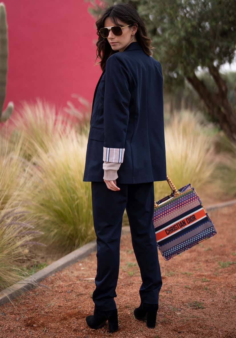 Miss Goodlife Pants Uni – darkblue Bis zu 60% Rabatt