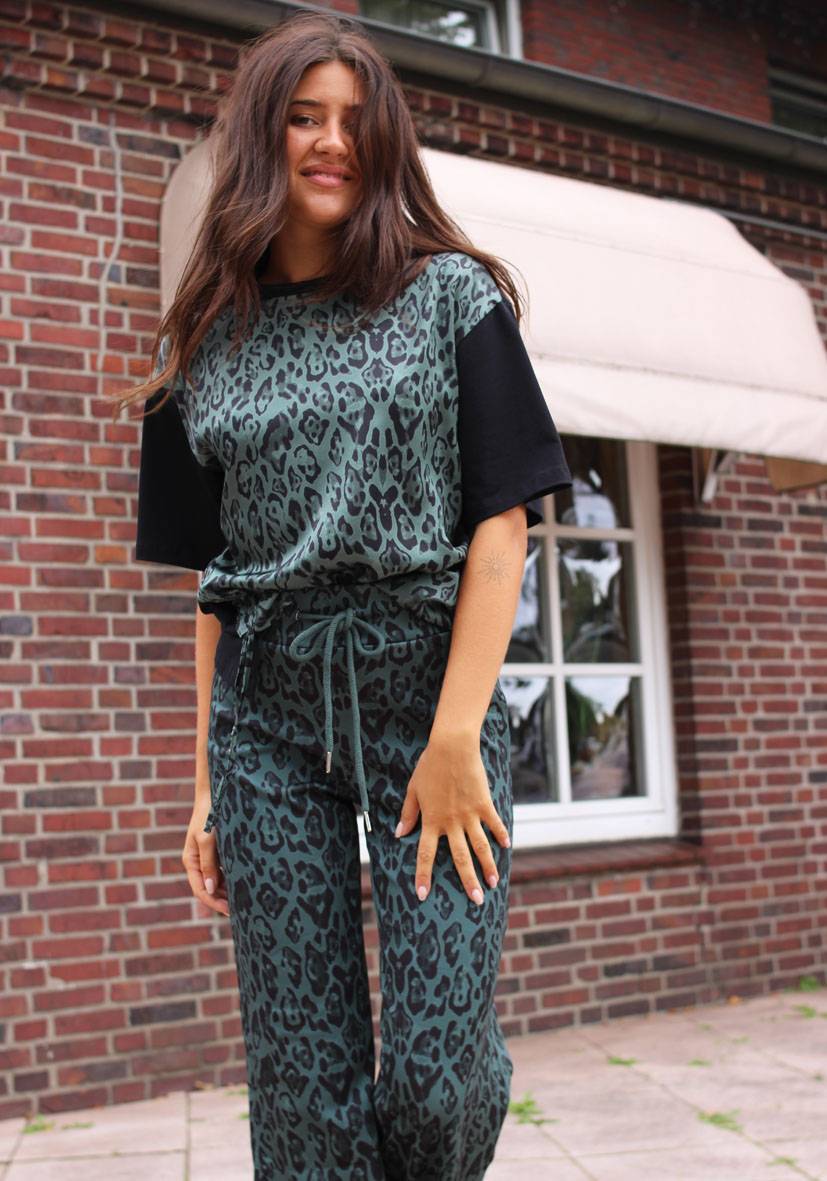 Miss Goodlife Wide Leg Pants Leo – green Flash Sale