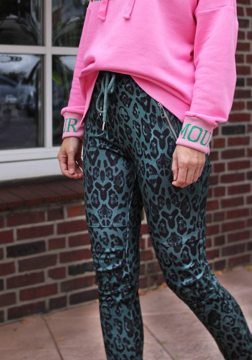 Miss Goodlife Jog-Pants Fancy Leo – green Online Shopping