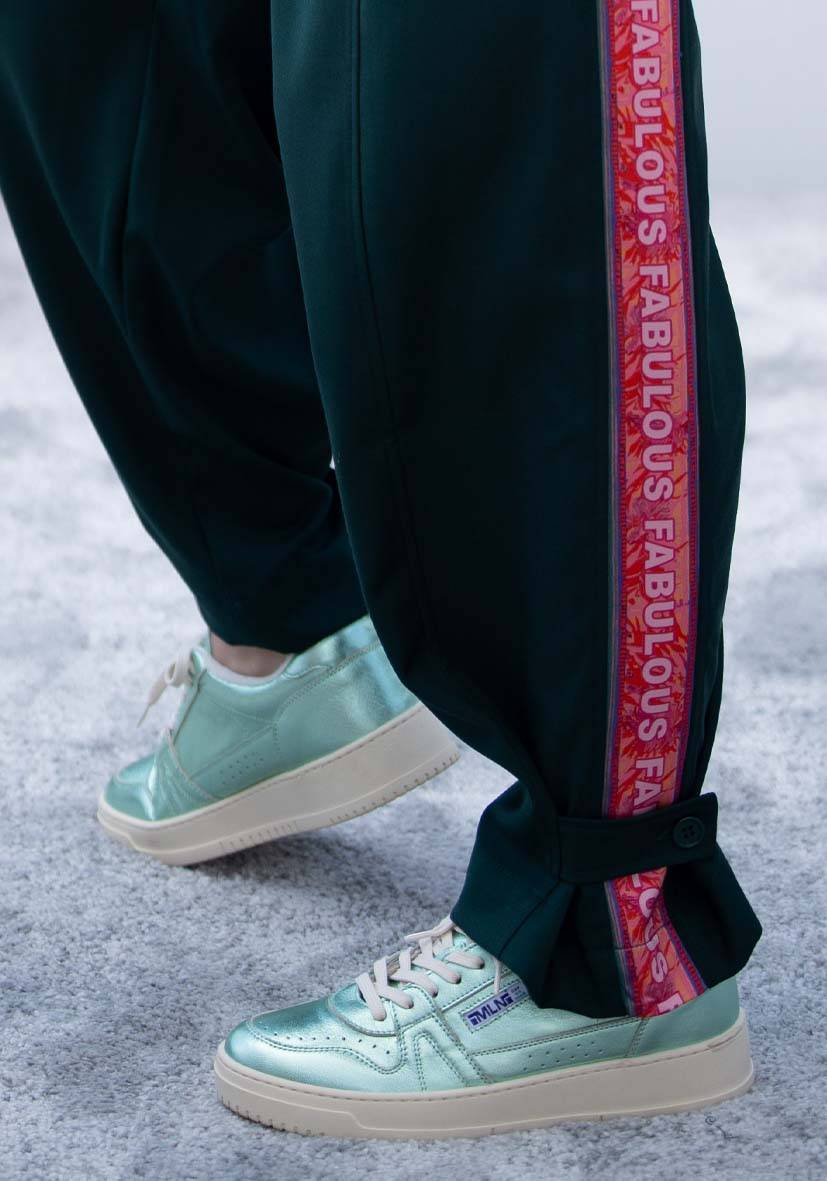 Miss Goodlife Pants Border Love – green Top Angebot
