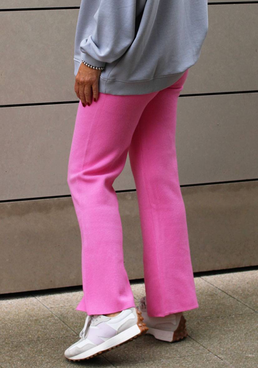 Miss Goodlife Pants Knitted – pink Super Sparpreis