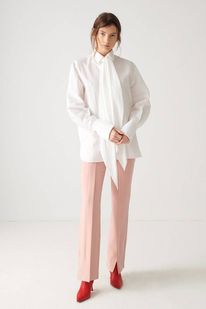 Mykke Hofmann Cotton Plissée Blouse Lylara Begrenztes Angebot