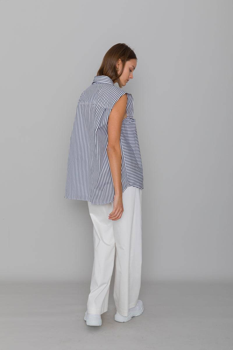 Mykke Hofmann Bluse Loraine aus Bio-Baumwollpopeline Letzte 2 Tage